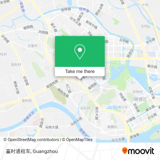 赢时通租车 map