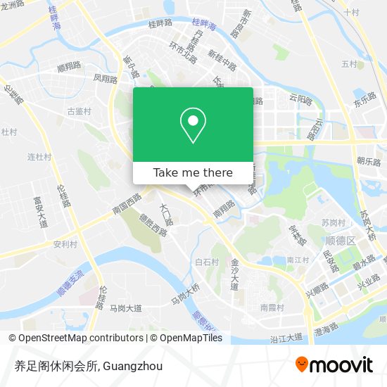 养足阁休闲会所 map