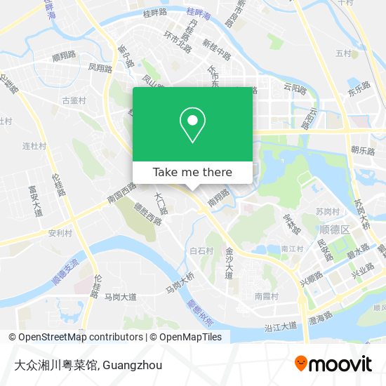 大众湘川粤菜馆 map
