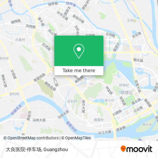 大良医院-停车场 map