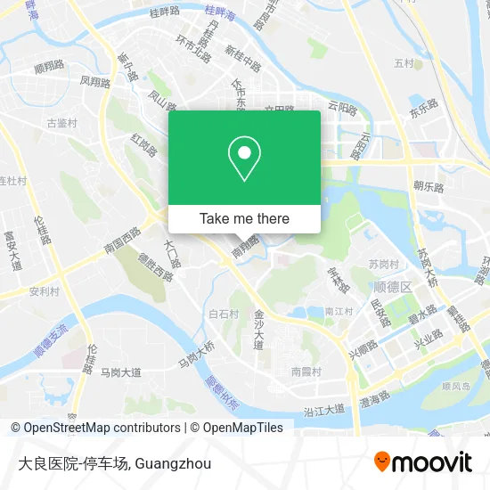 大良医院-停车场 map