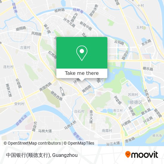 中国银行(顺德支行) map