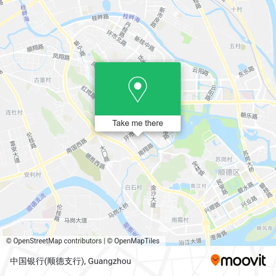 中国银行(顺德支行) map