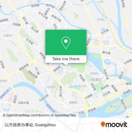 以升路桥办事处 map