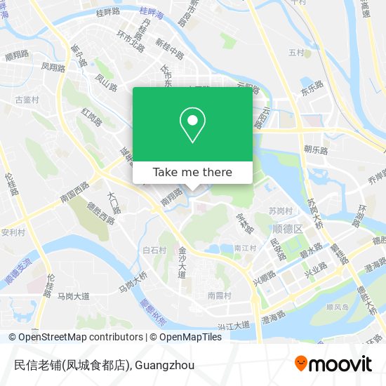 民信老铺(凤城食都店) map