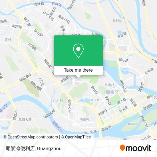 顺景湾便利店 map