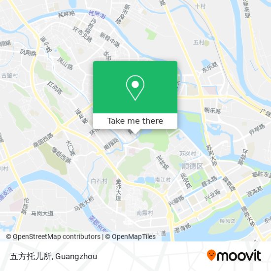 五方托儿所 map
