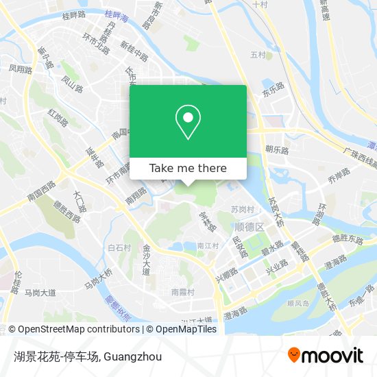湖景花苑-停车场 map