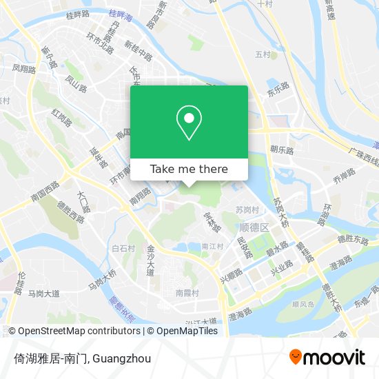 倚湖雅居-南门 map