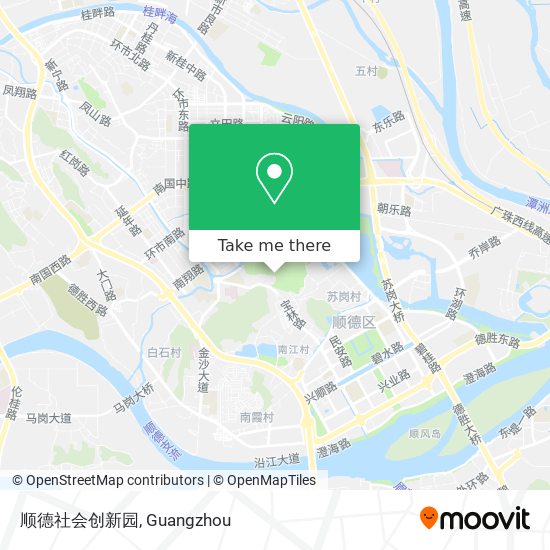 顺德社会创新园 map