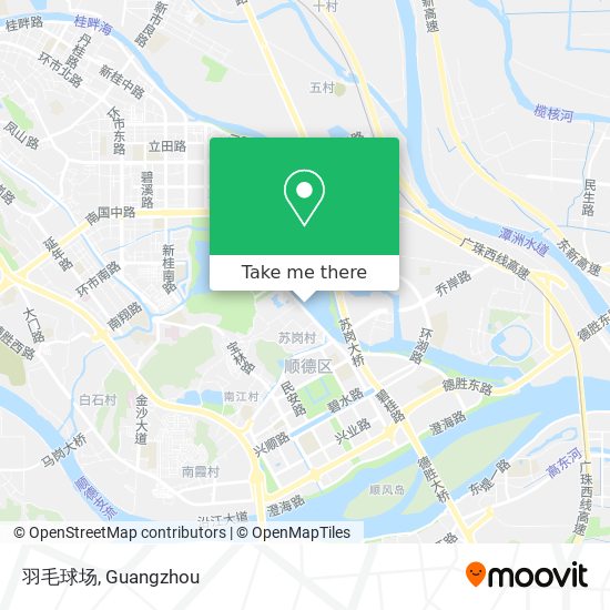 羽毛球场 map