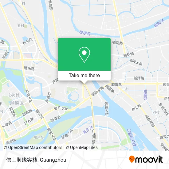 佛山顺缘客栈 map