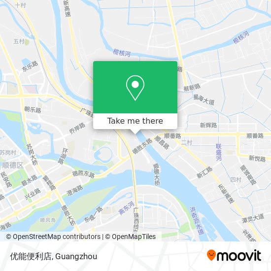 优能便利店 map