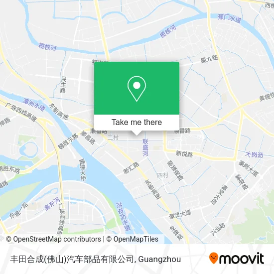 丰田合成(佛山)汽车部品有限公司 map