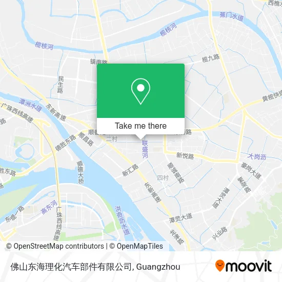 佛山东海理化汽车部件有限公司 map