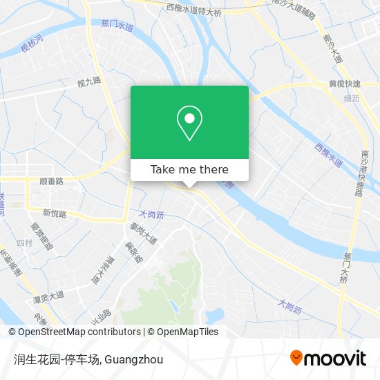 润生花园-停车场 map