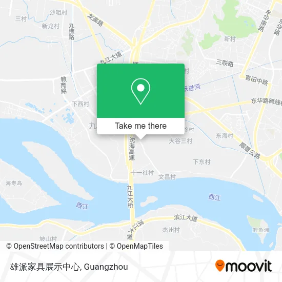 雄派家具展示中心 map