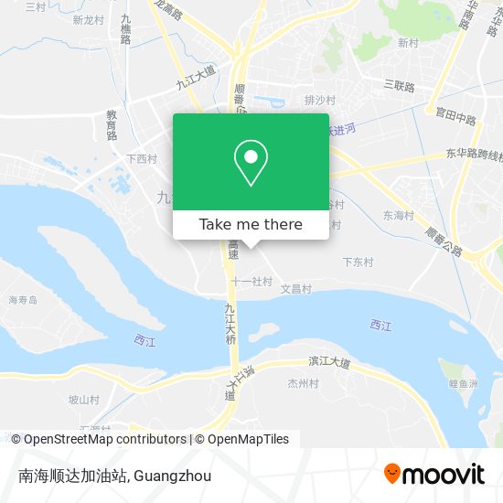 南海顺达加油站 map
