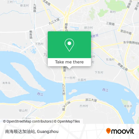南海顺达加油站 map