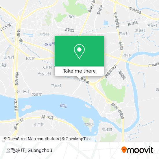 金毛农庄 map