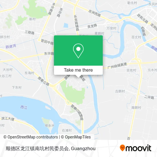 顺德区龙江镇南坑村民委员会 map