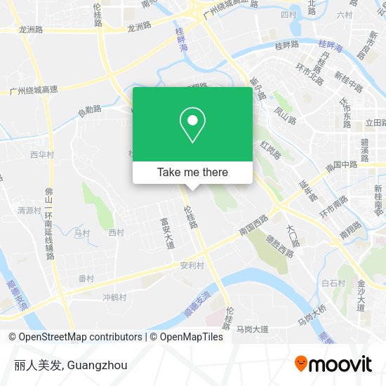 丽人美发 map