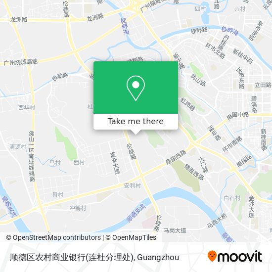 顺德区农村商业银行(连杜分理处) map