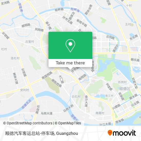 顺德汽车客运总站-停车场 map