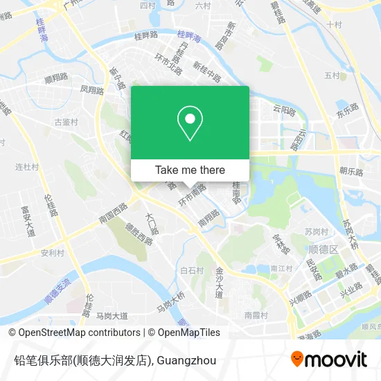 铅笔俱乐部(顺德大润发店) map