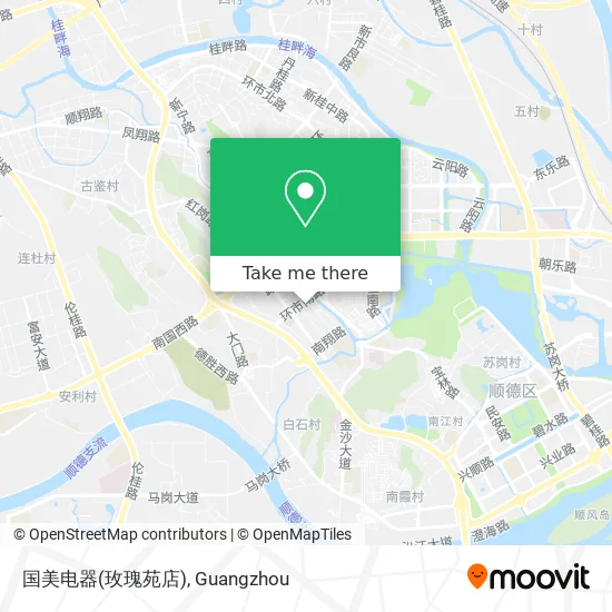 国美电器(玫瑰苑店) map