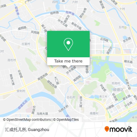 汇成托儿所 map