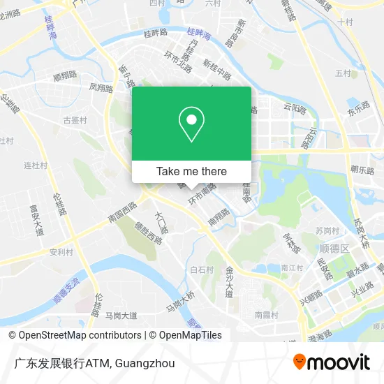 广东发展银行ATM map