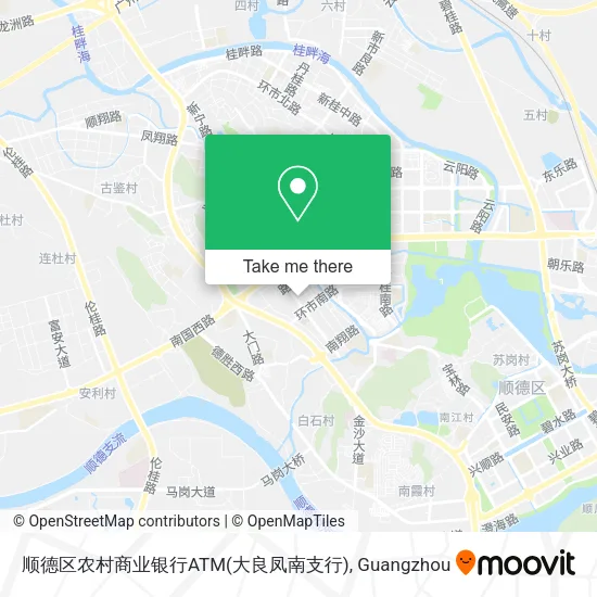 顺德区农村商业银行ATM(大良凤南支行) map