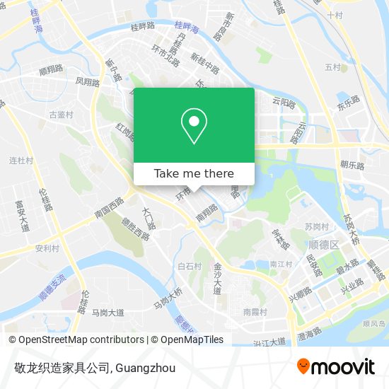 敬龙织造家具公司 map