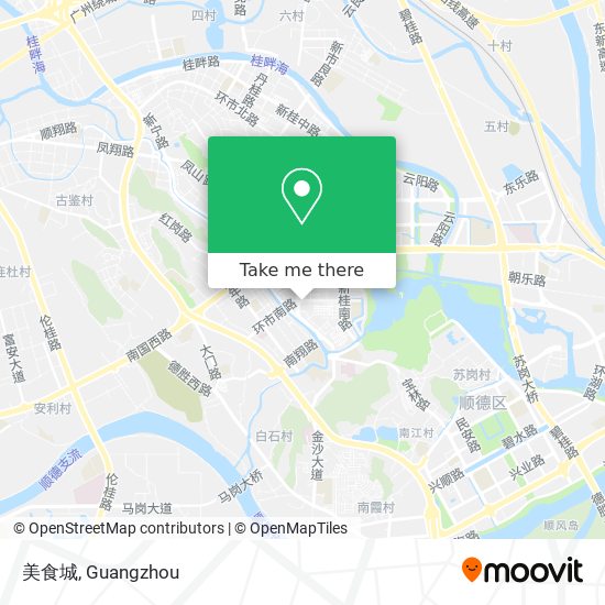美食城 map