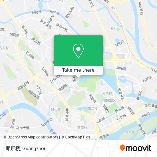 顺屏楼 map