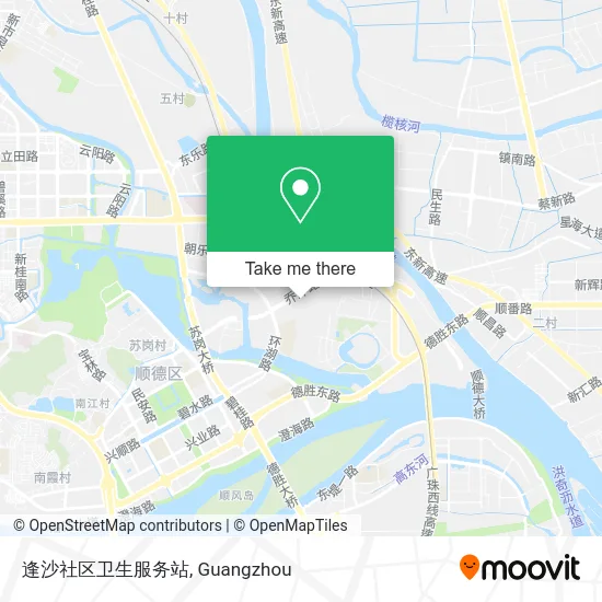 逢沙社区卫生服务站 map