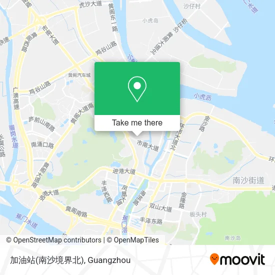 加油站(南沙境界北) map