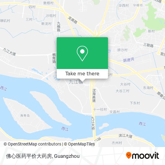 佛心医药平价大药房 map