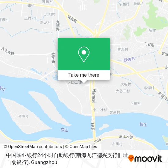 中国农业银行24小时自助银行(南海九江德兴支行旧址自助银行) map