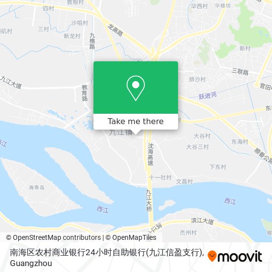南海区农村商业银行24小时自助银行(九江信盈支行) map