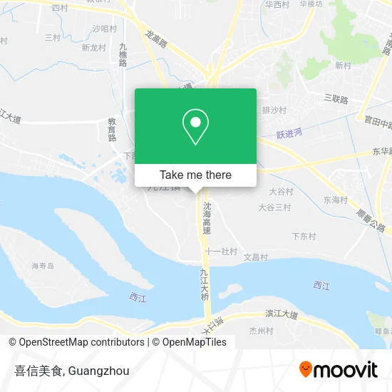 喜信美食 map