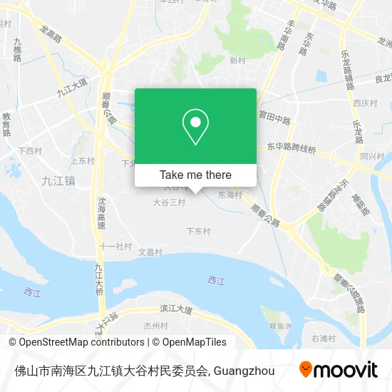 佛山市南海区九江镇大谷村民委员会 map