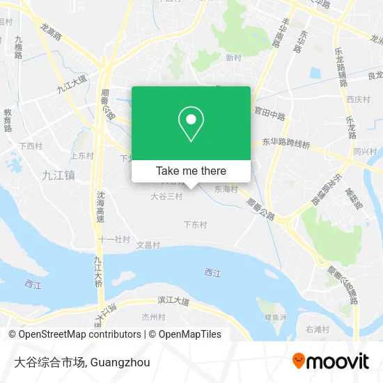 大谷综合市场 map