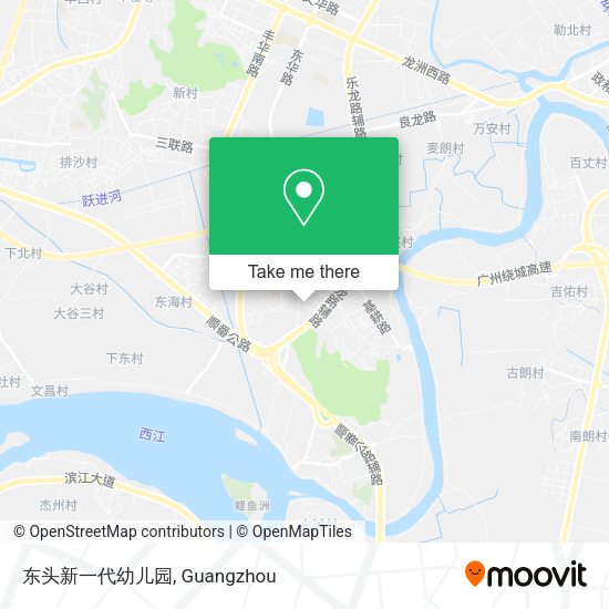 东头新一代幼儿园 map