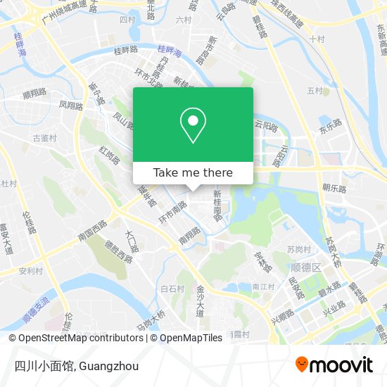 四川小面馆 map