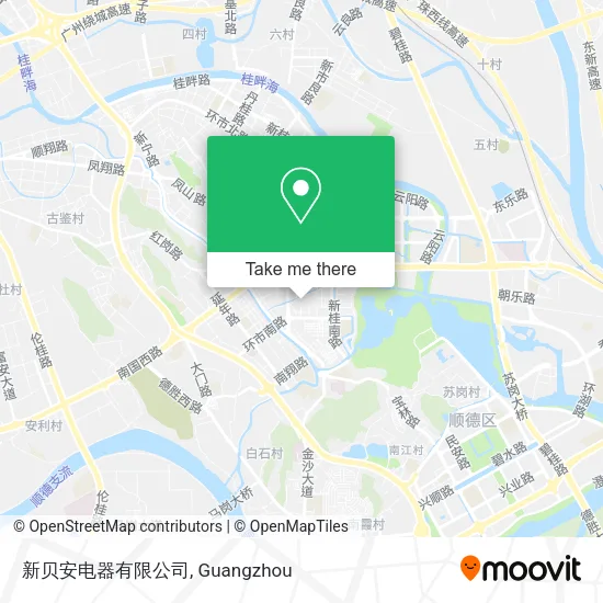 新贝安电器有限公司 map