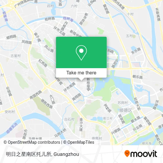 明日之星南区托儿所 map