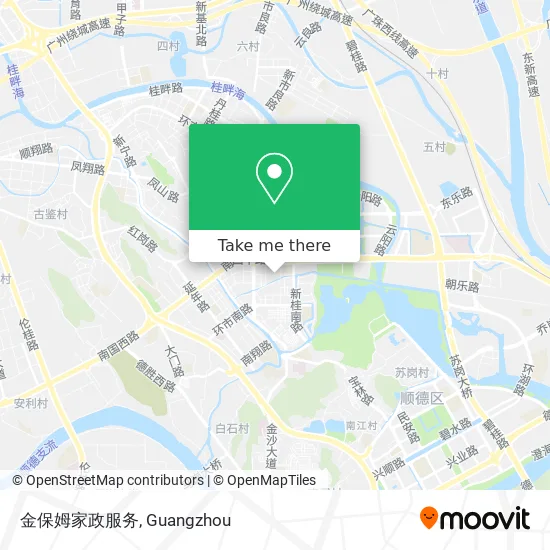 金保姆家政服务 map