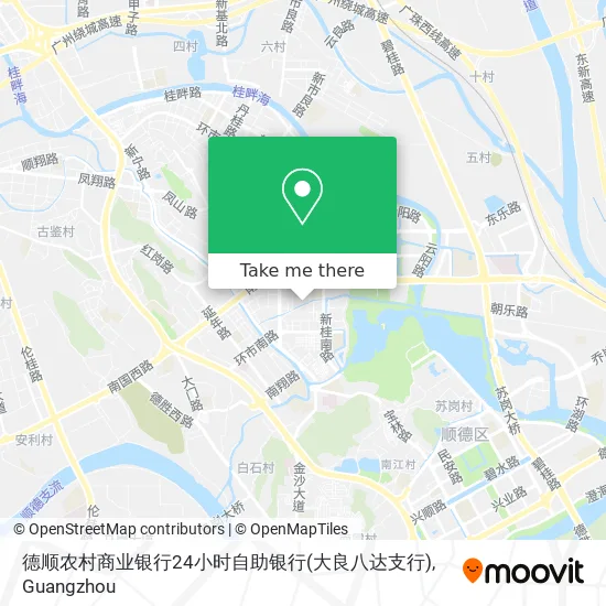 德顺农村商业银行24小时自助银行(大良八达支行) map